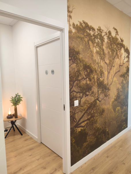 Entrada al baño adaptado